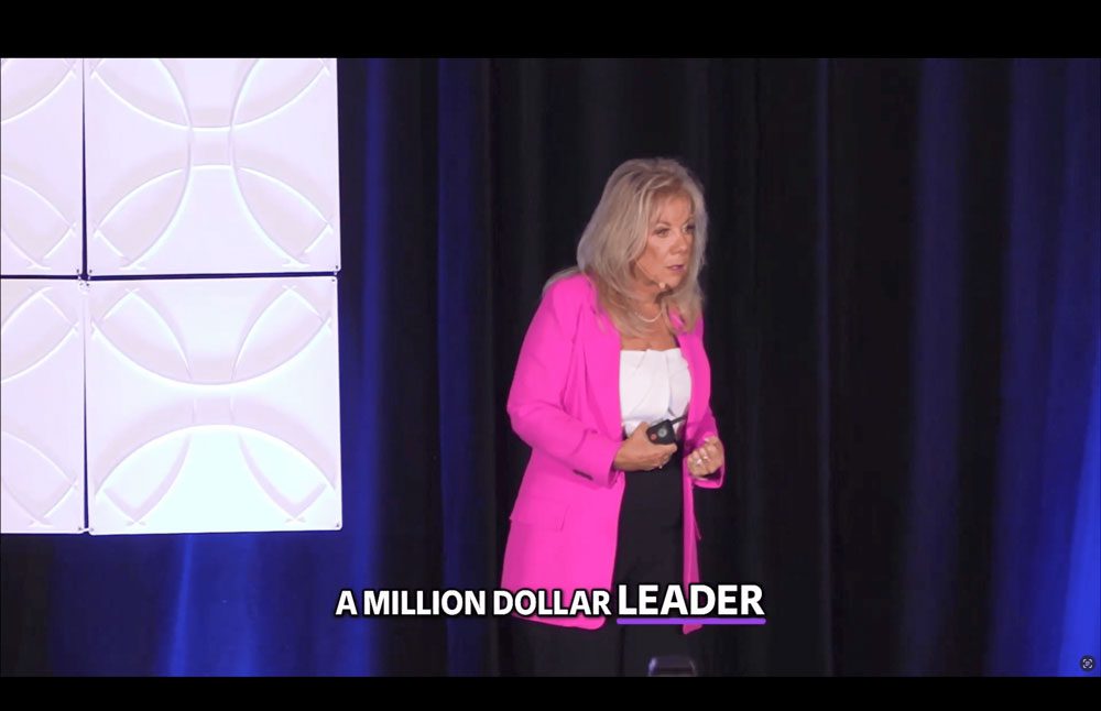 Placeholder image of Debbie talking at a conference