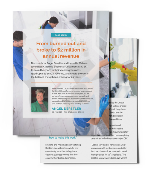 Mockup of Angel's case study